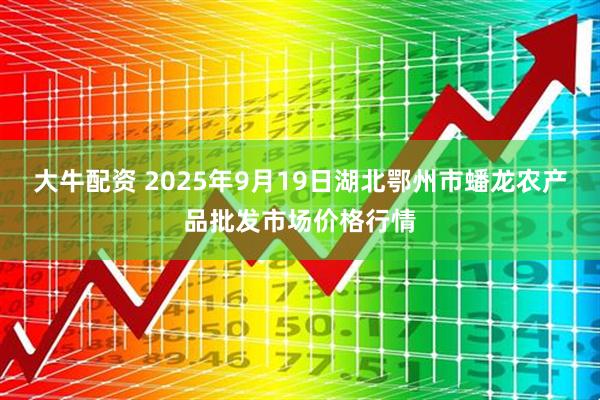 大牛配资 2025年9月19日湖北鄂州市蟠龙农产品批发市场价格行情